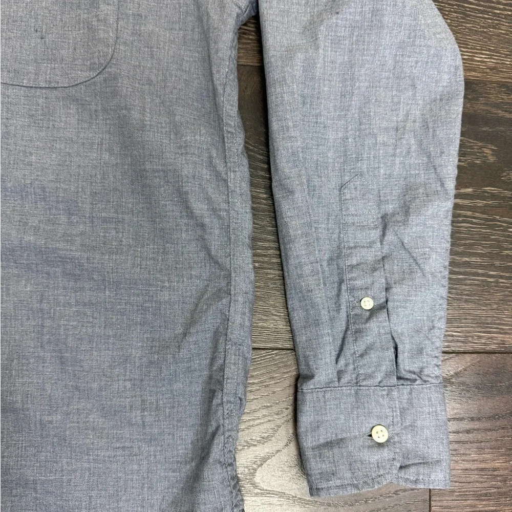 J-Crew Men's Blue Button-Down Shirt